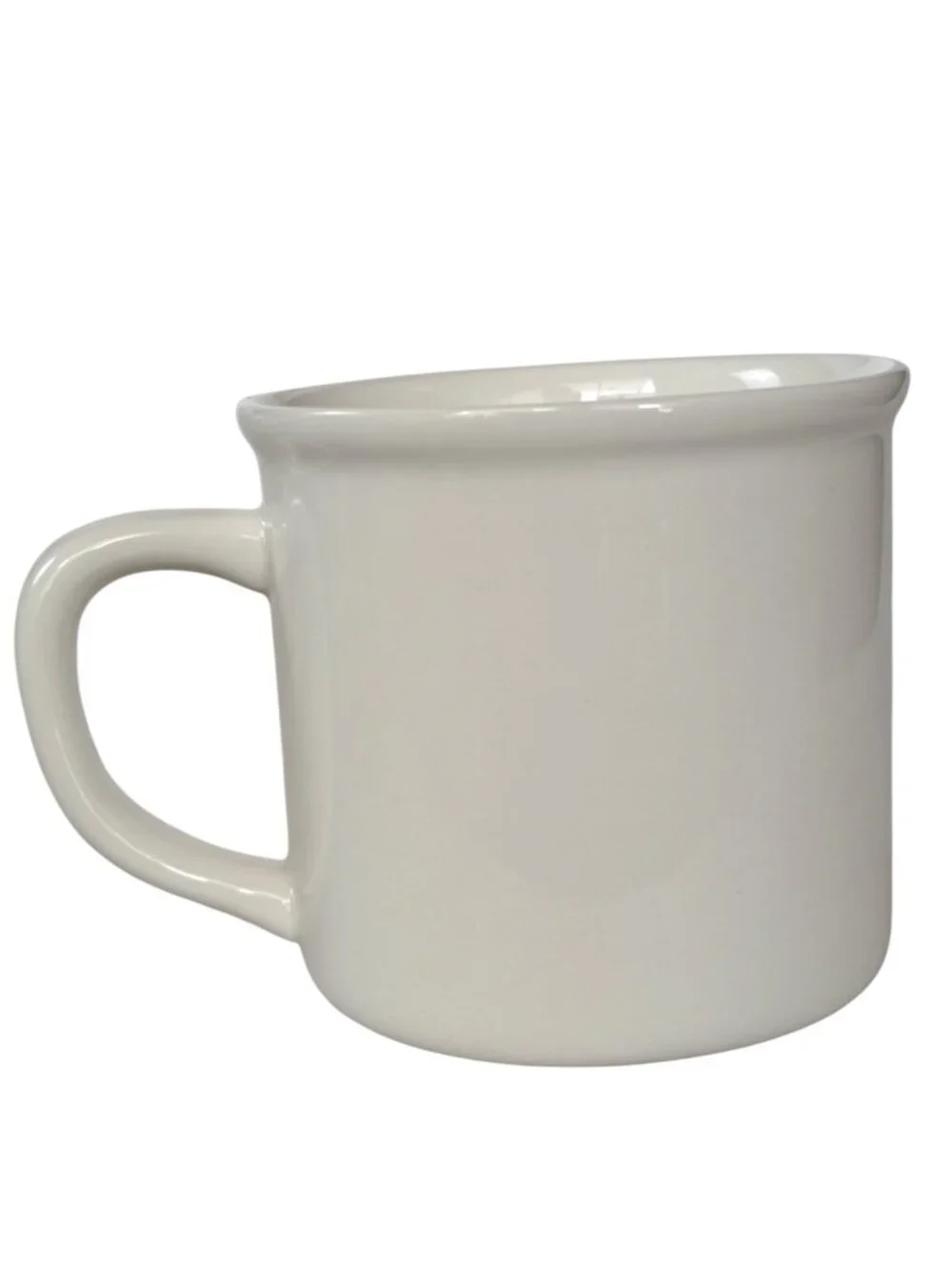 Vintage Pottery Barn Monogram “J” Letter Alphabet White Coffee Tea Mug